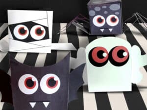 Set van 3 Halloweendoosjes